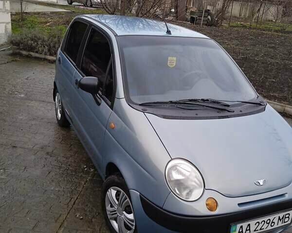 Синий Дэу Матиз, объемом двигателя 0.8 л и пробегом 120 тыс. км за 2200 $, фото 3 на Automoto.ua