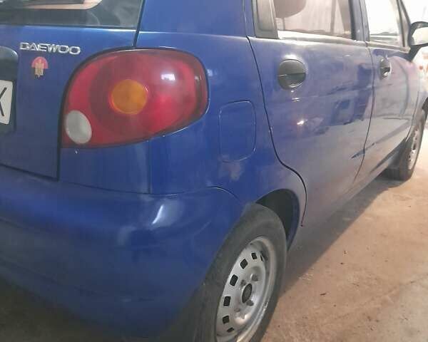 Синий Дэу Матиз, объемом двигателя 0.8 л и пробегом 79 тыс. км за 2500 $, фото 6 на Automoto.ua