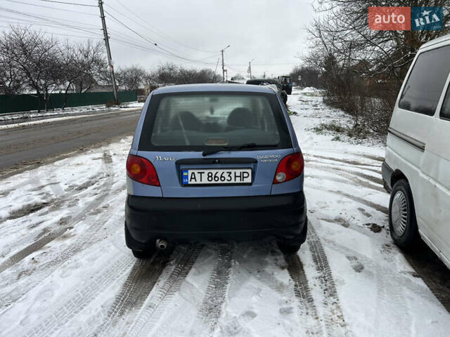 Синий Дэу Матиз, объемом двигателя 1 л и пробегом 145 тыс. км за 1700 $, фото 2 на Automoto.ua