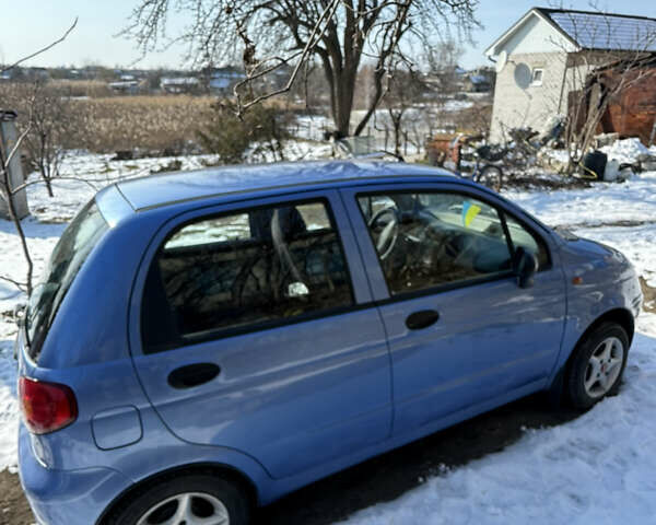 Синий Дэу Матиз, объемом двигателя 0.8 л и пробегом 165 тыс. км за 2500 $, фото 4 на Automoto.ua