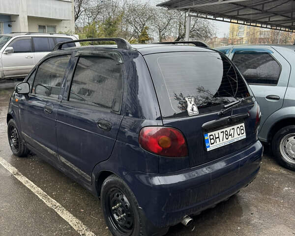 Синий Дэу Матиз, объемом двигателя 0.8 л и пробегом 77 тыс. км за 2500 $, фото 2 на Automoto.ua