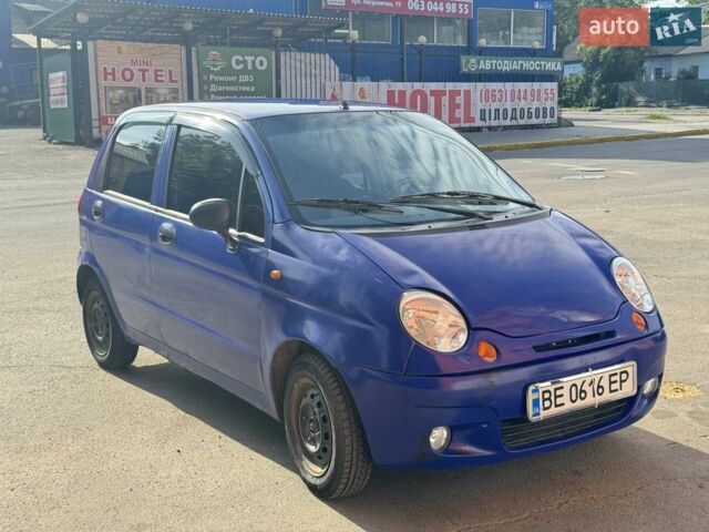 Синій Деу Матіз, об'ємом двигуна 0.8 л та пробігом 103 тис. км за 1750 $, фото 5 на Automoto.ua