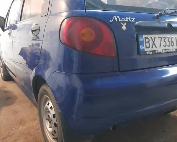 Синий Дэу Матиз, объемом двигателя 0.8 л и пробегом 79 тыс. км за 2500 $, фото 5 на Automoto.ua