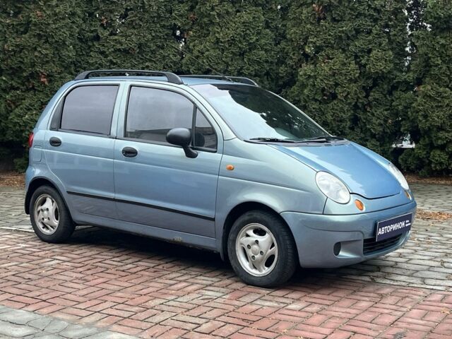 Синий Дэу Матиз, объемом двигателя 0.8 л и пробегом 133 тыс. км за 3300 $, фото 1 на Automoto.ua
