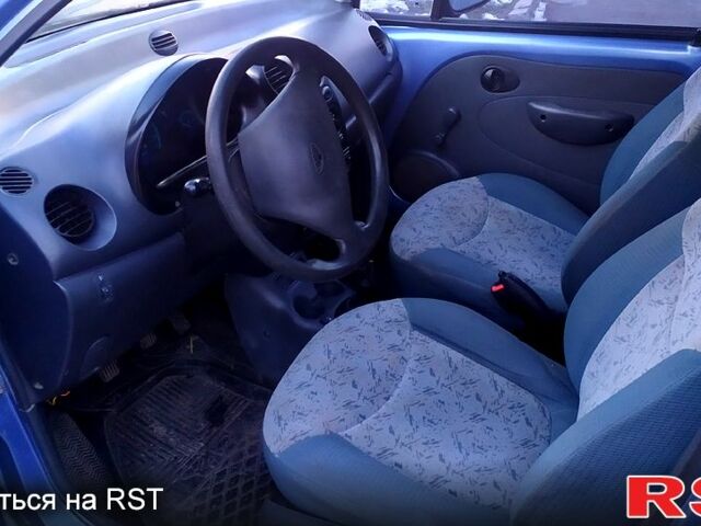 Синий Дэу Матиз, объемом двигателя 0.8 л и пробегом 250 тыс. км за 1550 $, фото 9 на Automoto.ua
