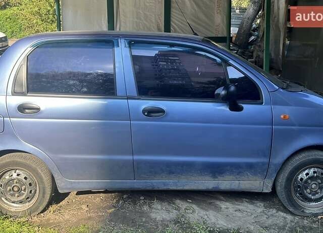 Синий Дэу Матиз, объемом двигателя 0.8 л и пробегом 98 тыс. км за 2500 $, фото 1 на Automoto.ua