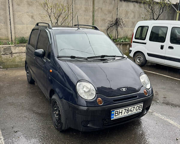 Синий Дэу Матиз, объемом двигателя 0.8 л и пробегом 77 тыс. км за 2500 $, фото 1 на Automoto.ua