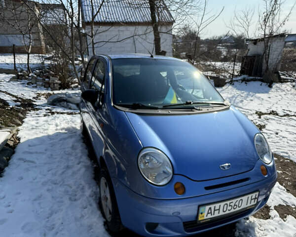 Синий Дэу Матиз, объемом двигателя 0.8 л и пробегом 165 тыс. км за 2500 $, фото 5 на Automoto.ua