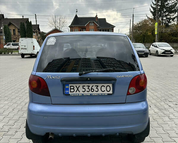 Синий Дэу Матиз, объемом двигателя 0.8 л и пробегом 171 тыс. км за 2650 $, фото 4 на Automoto.ua