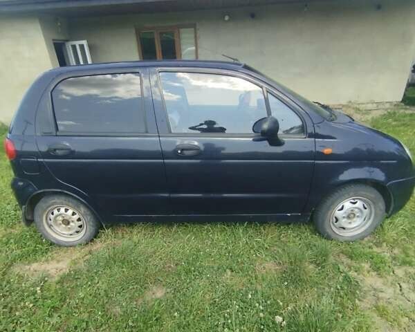 Синий Дэу Матиз, объемом двигателя 0.8 л и пробегом 140 тыс. км за 2500 $, фото 1 на Automoto.ua