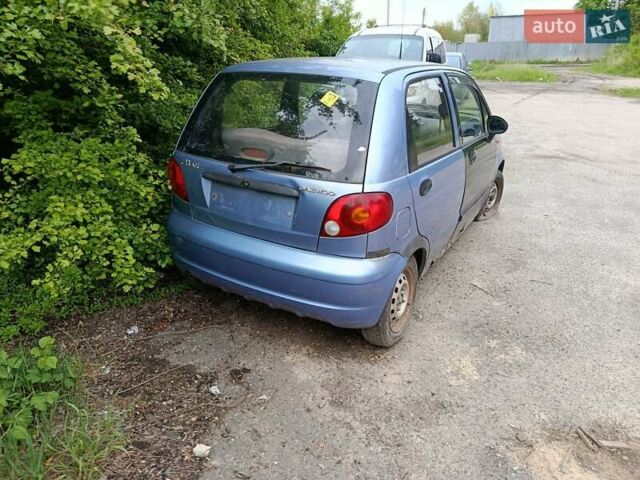Синій Деу Матіз, об'ємом двигуна 1 л та пробігом 100 тис. км за 600 $, фото 4 на Automoto.ua