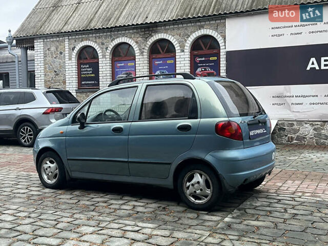 Синий Дэу Матиз, объемом двигателя 0.8 л и пробегом 133 тыс. км за 3300 $, фото 5 на Automoto.ua