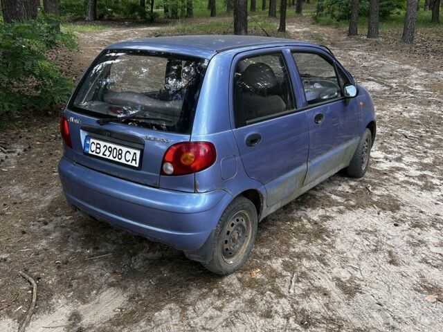 Синий Дэу Матиз, объемом двигателя 0.8 л и пробегом 2 тыс. км за 800 $, фото 2 на Automoto.ua