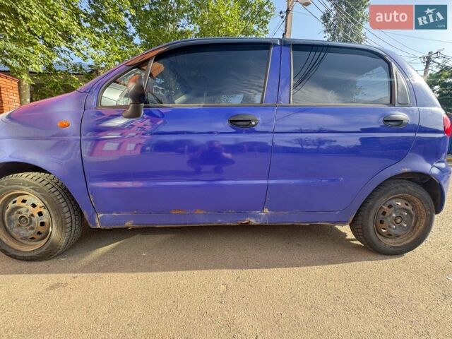 Синій Деу Матіз, об'ємом двигуна 0.8 л та пробігом 103 тис. км за 1750 $, фото 3 на Automoto.ua