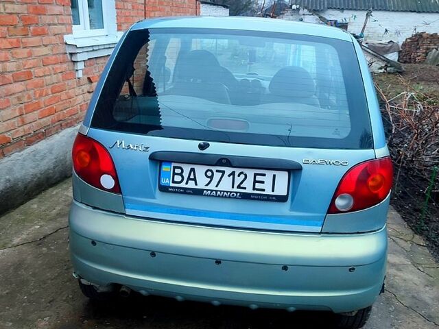 Синий Дэу Матиз, объемом двигателя 0.8 л и пробегом 158 тыс. км за 1800 $, фото 9 на Automoto.ua