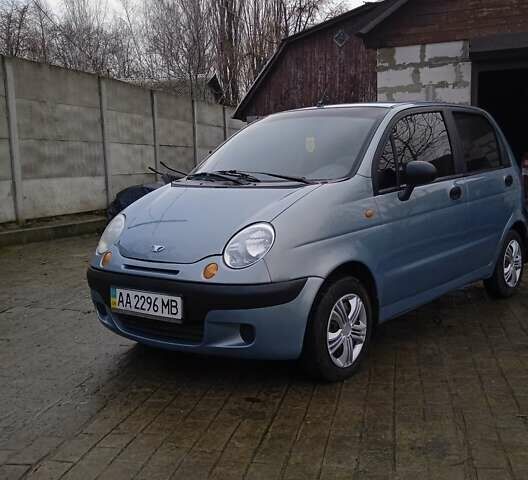 Синий Дэу Матиз, объемом двигателя 0.8 л и пробегом 120 тыс. км за 2200 $, фото 1 на Automoto.ua