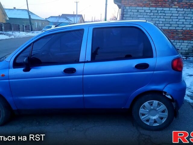 Синий Дэу Матиз, объемом двигателя 0.8 л и пробегом 250 тыс. км за 1550 $, фото 7 на Automoto.ua