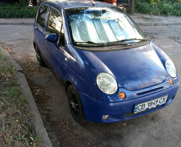 Синій Деу Матіз, об'ємом двигуна 0.8 л та пробігом 200 тис. км за 1500 $, фото 1 на Automoto.ua