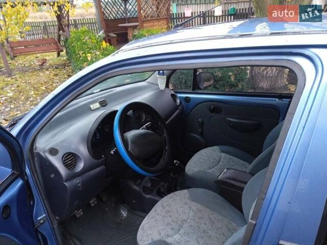 Синій Деу Матіз, об'ємом двигуна 0.8 л та пробігом 137 тис. км за 2100 $, фото 4 на Automoto.ua