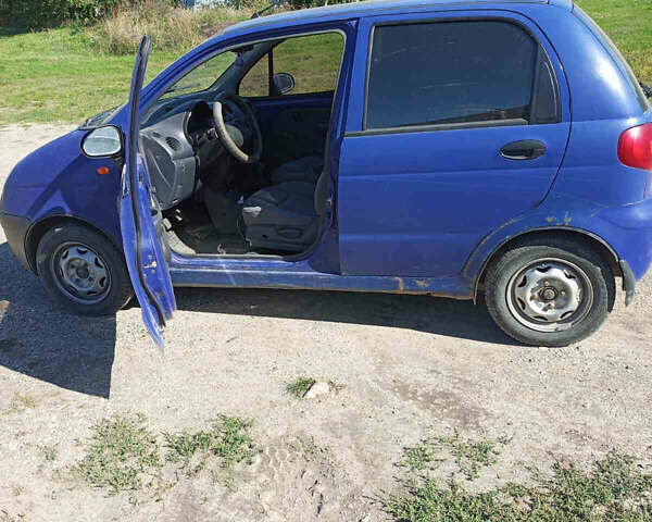 Синий Дэу Матиз, объемом двигателя 0.8 л и пробегом 100 тыс. км за 1900 $, фото 7 на Automoto.ua