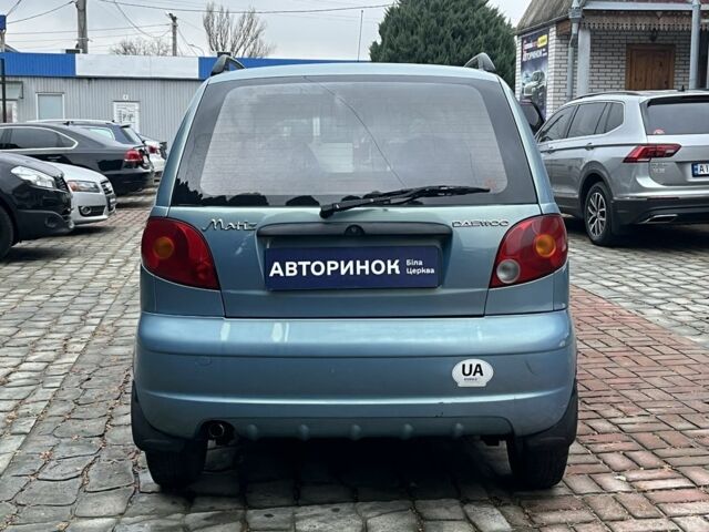 Синий Дэу Матиз, объемом двигателя 0.8 л и пробегом 133 тыс. км за 3300 $, фото 4 на Automoto.ua