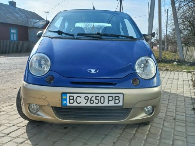 Синий Дэу Матиз, объемом двигателя 1 л и пробегом 170 тыс. км за 1500 $, фото 1 на Automoto.ua