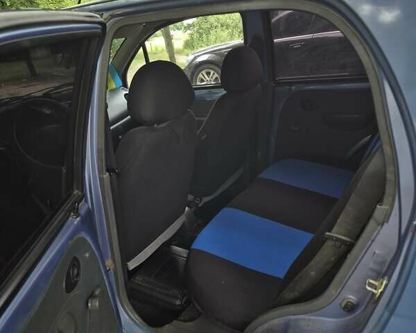 Синій Деу Матіз, об'ємом двигуна 0.8 л та пробігом 98 тис. км за 1800 $, фото 3 на Automoto.ua