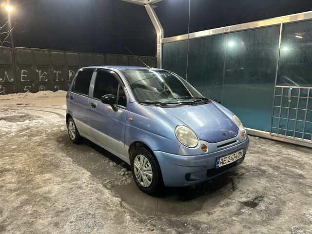 Синий Дэу Матиз, объемом двигателя 0.8 л и пробегом 160 тыс. км за 1450 $, фото 1 на Automoto.ua