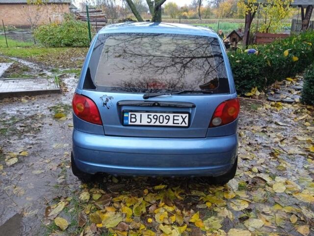 Синий Дэу Матиз, объемом двигателя 0.8 л и пробегом 137 тыс. км за 2100 $, фото 3 на Automoto.ua