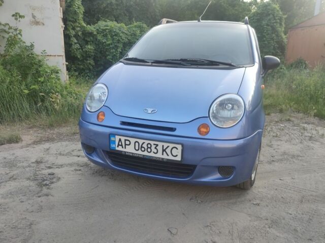 Синий Дэу Матиз, объемом двигателя 0.8 л и пробегом 145 тыс. км за 2500 $, фото 1 на Automoto.ua