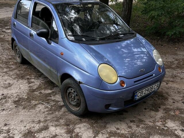 Синий Дэу Матиз, объемом двигателя 0.8 л и пробегом 2 тыс. км за 800 $, фото 1 на Automoto.ua