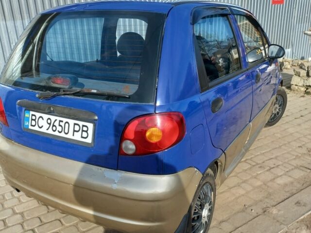 Синий Дэу Матиз, объемом двигателя 1 л и пробегом 170 тыс. км за 1500 $, фото 3 на Automoto.ua