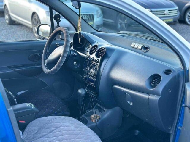 Синий Дэу Матиз, объемом двигателя 0.8 л и пробегом 116 тыс. км за 3350 $, фото 3 на Automoto.ua