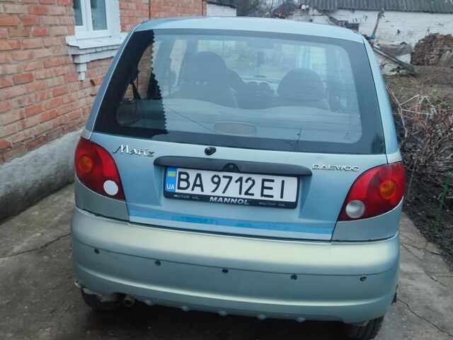 Синій Деу Матіз, об'ємом двигуна 0.8 л та пробігом 158 тис. км за 1900 $, фото 3 на Automoto.ua