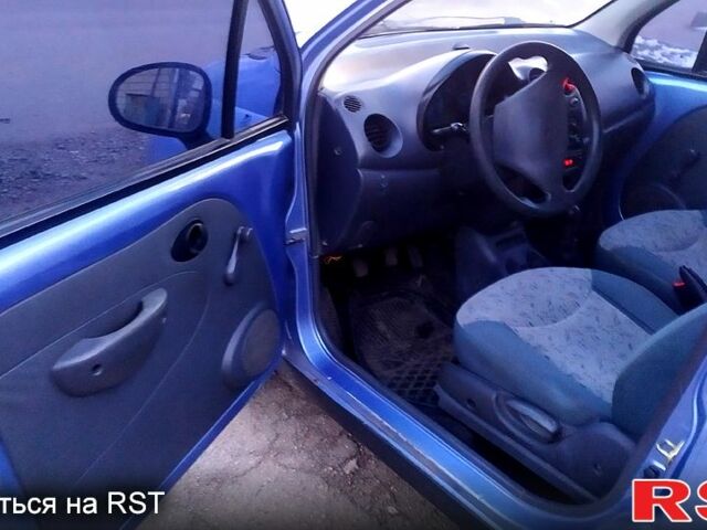 Синий Дэу Матиз, объемом двигателя 0.8 л и пробегом 250 тыс. км за 1550 $, фото 11 на Automoto.ua