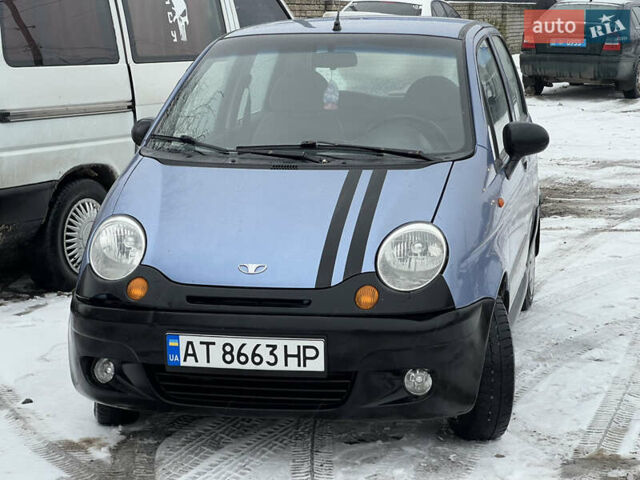 Синий Дэу Матиз, объемом двигателя 1 л и пробегом 145 тыс. км за 1700 $, фото 3 на Automoto.ua