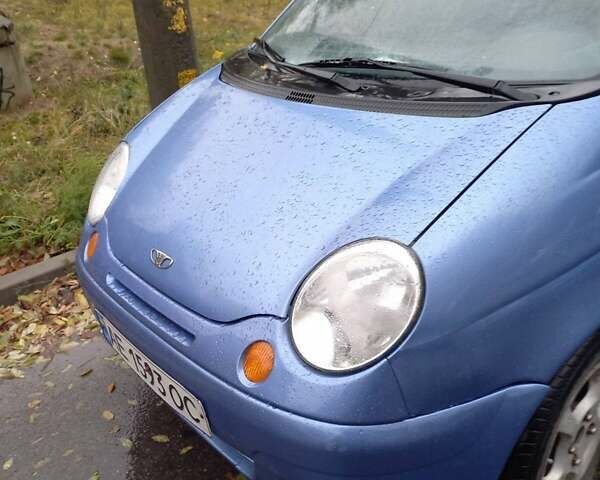 Синий Дэу Матиз, объемом двигателя 0.8 л и пробегом 178 тыс. км за 1650 $, фото 1 на Automoto.ua