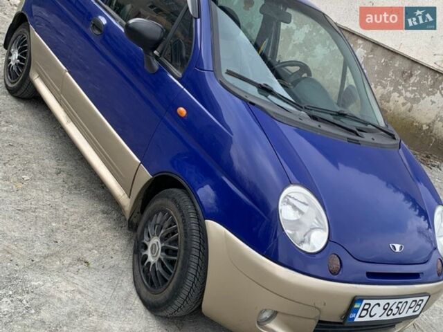 Синий Дэу Матиз, объемом двигателя 1 л и пробегом 180 тыс. км за 1750 $, фото 1 на Automoto.ua