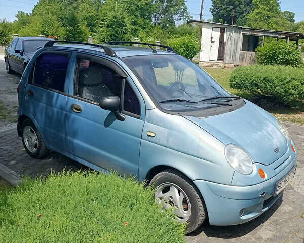 Синий Дэу Матиз, объемом двигателя 0.8 л и пробегом 93 тыс. км за 1450 $, фото 4 на Automoto.ua