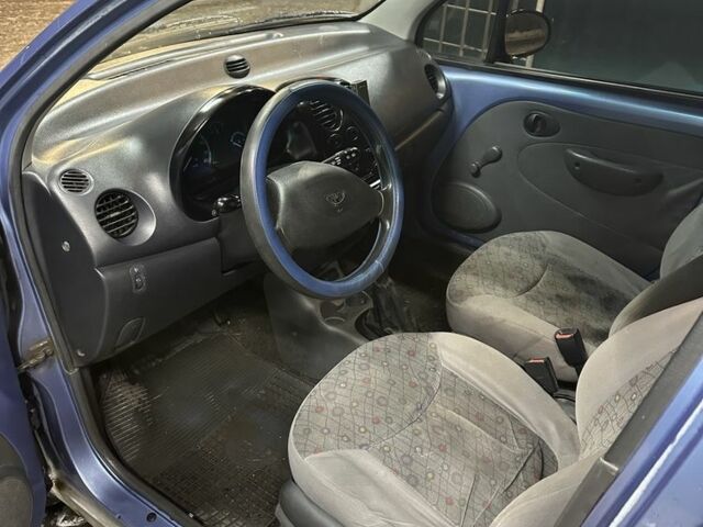 Синий Дэу Матиз, объемом двигателя 0.8 л и пробегом 160 тыс. км за 1450 $, фото 6 на Automoto.ua