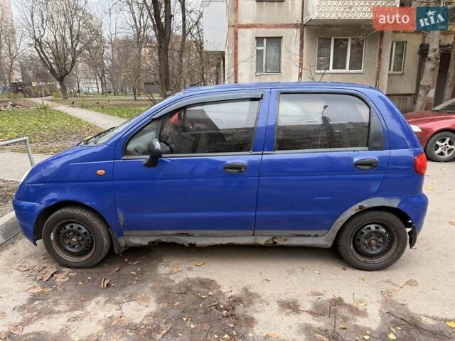 Синій Деу Матіз, об'ємом двигуна 0.8 л та пробігом 150 тис. км за 950 $, фото 1 на Automoto.ua
