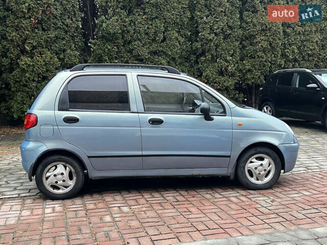 Синий Дэу Матиз, объемом двигателя 0.8 л и пробегом 133 тыс. км за 3300 $, фото 2 на Automoto.ua
