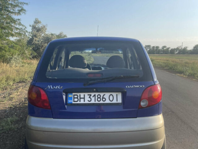 Синий Дэу Матиз, объемом двигателя 1 л и пробегом 45 тыс. км за 3150 $, фото 2 на Automoto.ua