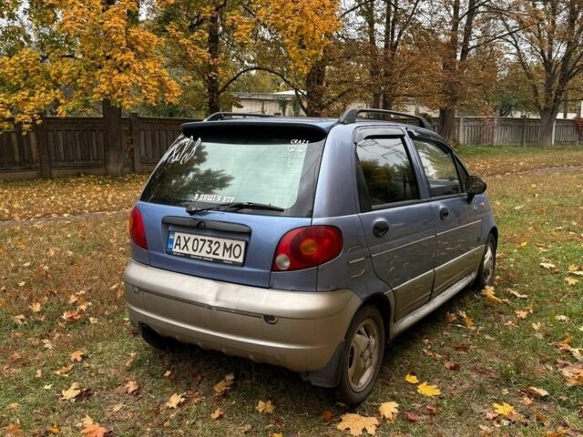 Синий Дэу Матиз, объемом двигателя 1 л и пробегом 251 тыс. км за 1500 $, фото 1 на Automoto.ua