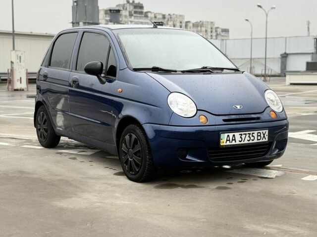 Синий Дэу Матиз, объемом двигателя 0.8 л и пробегом 86 тыс. км за 3500 $, фото 2 на Automoto.ua