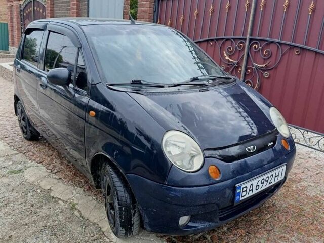 Синий Дэу Матиз, объемом двигателя 0.8 л и пробегом 125 тыс. км за 1750 $, фото 1 на Automoto.ua