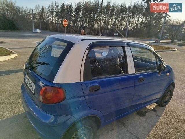 Синій Деу Матіз, об'ємом двигуна 0.8 л та пробігом 117 тис. км за 3500 $, фото 5 на Automoto.ua