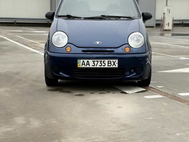 Синий Дэу Матиз, объемом двигателя 0.8 л и пробегом 86 тыс. км за 3500 $, фото 1 на Automoto.ua