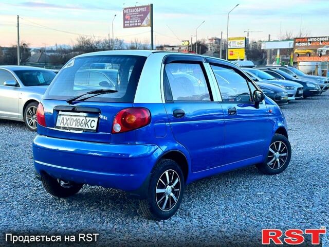Синий Дэу Матиз, объемом двигателя 0.8 л и пробегом 116 тыс. км за 3350 $, фото 2 на Automoto.ua