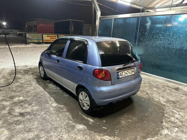 Синий Дэу Матиз, объемом двигателя 0.8 л и пробегом 160 тыс. км за 1399 $, фото 3 на Automoto.ua